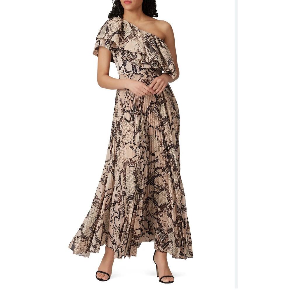 Solace London Rosa Python Snake Print Maxi Dress … - image 1